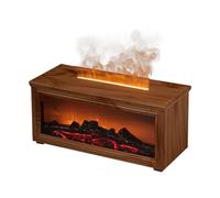 Ohulelks Diffuseur D'Aromathérapie à Simulation de Cheminée avec Effet de Flamme Dynamique, Diffuseur D'Aromathérapie Coloré pour et Le Bureau.