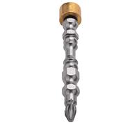 Ohulelks Durete PH2 Tournevis cruciforme 65MM Tournevis electrique double Tournevis avec bague magnetique