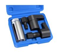 Ohulelks Ensemble de Socket de Capteur O2 5pcs 1/2 "et 3/8" Drive 7/8 "22 mm Commutateur Socket Automobile Automobile O2 Capteur de Capture de Filetage à Slip