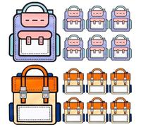 Ohulelks Lot de 50 à Dos pour Bonbons et Friandises, Refermables, Cadeaux pour Enfants, de Rangement pour Aliments pour Anniversaire de