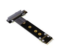 Ohulelks M. 2 NVME Key-M Extender 15cm M. 2 NVME à U. 2 Câble Adaptateur SSD Gen3 X4 SFF-8639 NVME SSD Adaptateur à État Solide SSD