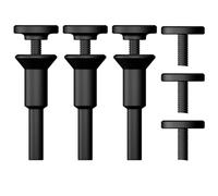 Ohulelks Mandrin de de Meule à Tronçonner, Trou D'Arbre de 3/8 Pouce et 1/4 Pouce avec Tige D'Arbre de 1/4 Pouce pour Accessoires de Meuleuse à Matrice, Lot de 3