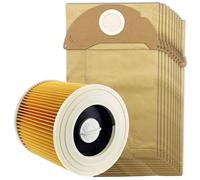 Ohulelks pour Humide Et Sec Filtre D'aspirateur Wd2 Et 10 X À PoussiÈRe