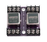 Ohulelks Transformateur Isolateur Audio Haute Fidélité 600:600 Ohm pour Audio Équilibré/Déséquilibré, 20Hz-20KHz, -21608