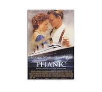 OHVVGN Titanic Leonardo Dicaprio Kate Winslet - Affiches sur toile décoratives pour chambre - Affiches esthétiques - Décoration murale - 50 x 75 cm - Style sans cadre