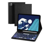 OHY Étui avec clavier compatible avec iPad Air 11"/Air 5e 4e génération avec clavier rétroéclairé amovible, avec porte-crayon pour Air 11" M3/M2 (2025/2024), Air 5/Air 4, noir