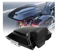 OIAJDSAD pour Harley pour Tour Pak pour Touring Street Glide Electra 2014-2022 Pack D'accessoires De Moto Coffre avec Dossier À Loquet Moto Porte-Bagages Arrière(Chrome Latch Set)