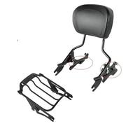 OIAJDSAD pour Harley Street Glide FLHX 2014 2015 2016 2017 2018 2019 Accessoires De Moto Porte-Bagages Arrière Barre Dossier Kit D'amarrage Bagages Moto Porte-Bagages Arrière(D)