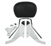 OIAJDSAD pour Suzuki pour Boulevard M109R 2006-2020 Accessoires De Moto Sissy Bars Dossier Barre Sissybar Amovible pour Moto Porte-Bagages Arrière(Chrome)