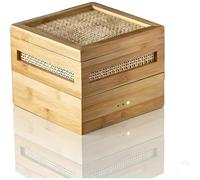 oiakus Cage Électrique De 150 W pour La Torréfaction du Thé, Diffusant Les Arômes du Thé, avec Écran Tactile Intelligent, 3 Réglages De Température, pour Éliminer Les Odeurs dans Les Maisons