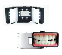 oiakus Lampe Mobile pour Photographie Dentaire, Kit De Photographie pour Obturation Dentaire, Lampe LED pour Obturation Buccale en Dentisterie, avec Support, Réglable Entre 6000 Et 6500 K