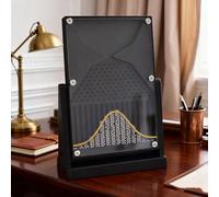 oiakus Modèle d'expérience de Galton Board, modèle mathématique de Distribution Normale de 12 * cm avec Courbe, Outil d'enseignement en Laboratoire de Physique, Inspirer la curiosité et améliorer