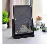 oiakus Modèle D'expérience Physique avec Tableau De Galton, Tableau De Galton 12 * 18 Cm, Modèle Mathématique De Distribution Normale, Démonstration Efficace De La Loi Statistique, pour Les Écoles