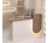 oiakus Réception Moderne, comptoir de Caisse au détail, réception de caissière d'angle avec tiroirs verrouillables, pour Les Petits espaces, Spectacles artisanaux, Bar, Magasin, hôtel, Hall