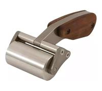 oiakus Rouleau pour Le Travail du Cuir, Rouleau Robuste en Acier Inoxydable, Largeur 60 Mm, Conception À Double Roulement, pour Les Projets De Bricolage, La Confection De Sacs