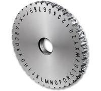 oiakus Roulette À Caractères pour Marquage Manuel sur Acier, Étiquette Métallique pour Roulette À Caractères, Caractères Ordinaires 2-6 Mm/caractères Piqués 3-6 Mm, pour Impression par Estampage