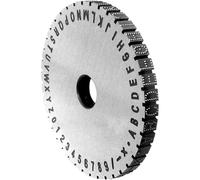 oiakus Roulette À Caractères pour Marquage Manuel sur Acier, Étiquette Métallique pour Roulette À Caractères, Caractères Ordinaires 2-6 Mm/caractères Piqués 3-6 Mm, pour Impression par Estampage