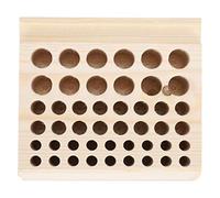 OIANCH Support d'outils de réparation de montre en bois à 46 trous, support de stockage d'outils d'horloger, organisateur d'outils de réparation de montre professionnel avec 46