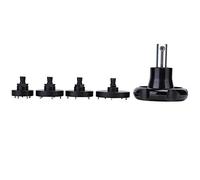 OIANCH Watch Back Case Opener Tool, Watch Case Holder with 4 Interchangeable Dies for Screw Back Watches, Precision No - Scratch Design for Watchmakers and Repair Technicians