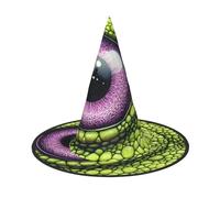 OIBNKCN Chapeau de sorcière mystérieux mauvais œil pour Halloween - Parfait pour les femmes, les hommes, chapeau de sorcière décoratif à accrocher et à utiliser pour une fête