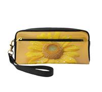 OIBNKCN Chrysanthèmes avec rosée Trousse de maquillage de voyage polyvalente - Impression double face, organiseur de cosmétiques en cuir synthétique ultra doux pour femmes, cadeaux de fête des mères