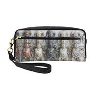 OIBNKCN Five Beetles Trousse de maquillage de voyage polyvalente - Impression double face, organiseur de cosmétiques en cuir synthétique ultra doux pour femme, cadeau de fête des mères et appréciation