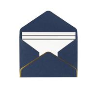 OIBNKCN Grid4Unique Cartes de vœux élégantes et vierges à l'intérieur, assortiment de cartes pour toutes les occasions, enveloppes et autocollants dorés.