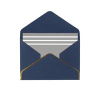 OIBNKCN Grillage noir et blanc 11 cartes de vœux élégantes uniques - Intérieur vierge - Assortiment de cartes pour toutes les occasions - Comprend des enveloppes et des autocollants dorés.
