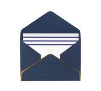 OIBNKCN Grillage noir et blanc 15 cartes de vœux élégantes uniques - Intérieur vierge - Assortiment de cartes pour toutes les occasions - Comprend des enveloppes et des autocollants dorés.