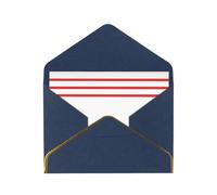 OIBNKCN Grillage noir et blanc 16 cartes de vœux élégantes uniques - Intérieur vierge - Assortiment de cartes pour toutes les occasions - Comprend des enveloppes et des autocollants dorés.