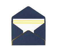 OIBNKCN Grillage noir et blanc 5 cartes de vœux élégantes uniques - Intérieur vierge - Assortiment de cartes pour toutes les occasions - Comprend des enveloppes et des autocollants dorés.