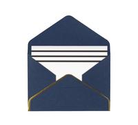 OIBNKCN Grille noire et blanche 9 cartes de vœux élégantes uniques - Intérieur vierge - Assortiment de cartes pour toutes les occasions - Comprend des enveloppes et des autocollants dorés.