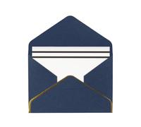 OIBNKCN Grille noire et blanche - Cartes de vœux uniques et élégantes - Intérieur vierge - Assortiment de cartes pour toutes les occasions - Comprend des enveloppes et des autocollants dorés.