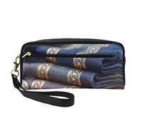 OIBNKCN Silks and Satins Trousse de maquillage de voyage polyvalente - Impression double face, organiseur de cosmétiques en cuir synthétique ultra doux pour femme, cadeau de fête des mères et