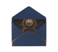 OIBNKCN The Ancient Magic Furnace Cartes de vœux uniques et élégantes - Intérieur vierge - Assortiment de cartes pour toutes les occasions - Comprend des enveloppes et des autocollants dorés.