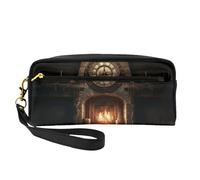 OIBNKCN The ancient Magic Furnace Trousse de maquillage de voyage polyvalente - Impression double face, organiseur de cosmétiques en cuir synthétique ultra doux pour femme, cadeau de fête des mères et
