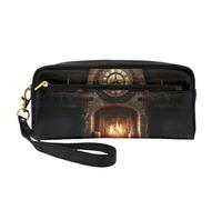 OIBNKCN The ancient Magic Furnace Trousse de maquillage de voyage polyvalente - Impression double face, organiseur de cosmétiques en cuir synthétique ultra doux pour femme, cadeau de fête des mères et