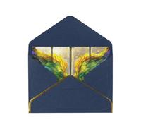 OIBNKCN The Dreamy Angel Cartes de vœux élégantes et vierges à l'intérieur, assortiment de cartes pour toutes les occasions, comprend des enveloppes et des autocollants dorés.