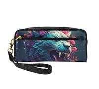 OIBNKCN The Mountain Lion Trousse de maquillage de voyage polyvalente - Impression double face, organiseur de cosmétiques en cuir synthétique ultra doux pour femme, cadeau de fête des mères et