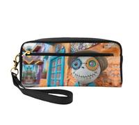 OIBNKCN The Tattered Scarecrow Trousse de maquillage de voyage polyvalente - Impression double face, organiseur de cosmétiques en cuir synthétique ultra doux pour femme, cadeau de fête des mères et