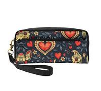 OIBNKCN Trousse de maquillage de voyage polyvalente à motifs magnifiques et nobles, impression double face, organiseur de cosmétiques en cuir synthétique ultra doux pour femme, cadeau de fête des