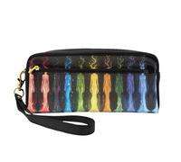OIBNKCN Trousse de maquillage de voyage polyvalente unique pour le corps humain - Impression double face, organiseur de cosmétiques en cuir synthétique ultra doux pour femme, cadeau de fête des mères