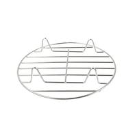 OIDANCLE Support de cuisson à la vapeur Grille d'œufs à la vapeur en acier inoxydable argent 30 CM avec pieds de 5 CM pour cuisine, cuisson vapeur des légumes et maintien des nutriments