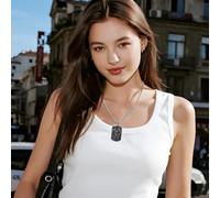 OIDEA Collier Homme Acier Inoxydable : Collier Pendentif Saint Michel Médaille de Protection en avec Gravure Détailée et Chaîne Adjustable - Cadeau Religieux Noël