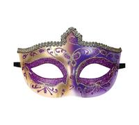 OIDEA Masque Carnaval Vénitien Plastique: Masques Femme Demi-visage Élégant Classique pour Déguisement Bal de Maquillage Mascarade Halloween- Cadeau Femme