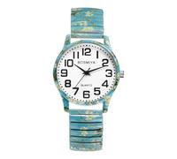 OIDEA Montre élastique Boho Femme : Montres rondes à quartz analogique pour femme Échelle grands chiffres arabes clairs et faciles à lire Bracelet en alliage - Cadeau de loisirs, Style 5, Bande