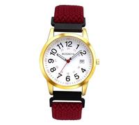 OIDEA Montre Homme Élastique Poignet : Analogique à Quartz Chiffres Arabes pour Lecture Facile Corde Tressée Calendrier - 24 Heures Montre Médicale Travail Unisexe, Couleur 2