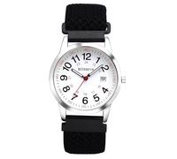 OIDEA Montre Homme Élastique Poignet : Analogique à Quartz Chiffres Arabes pour Lecture Facile Corde Tressée Calendrier - 24 Heures Montre Médicale Travail Unisexe, Couleur 1
