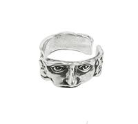OIDIMS Bague unique en forme d'icare vintage pour homme et femme - Bague ouverte empilable - Création de bague Adam - Style punk - Confortable - Pour les vacances, les fêtes, la mythologie grecque