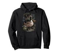 Oie du Canada Nature Motif d’Oiseau Oie Sauvage Canadienne Sweat à Capuche